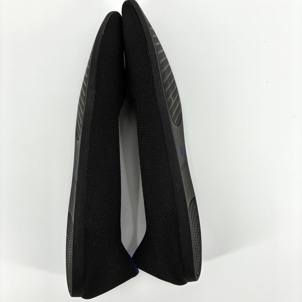 Rothy’s Women’s Black Knit ‘The Point’ Flats Slip On Dress Shoes Comfort Size 9 - Picture 10 of 10